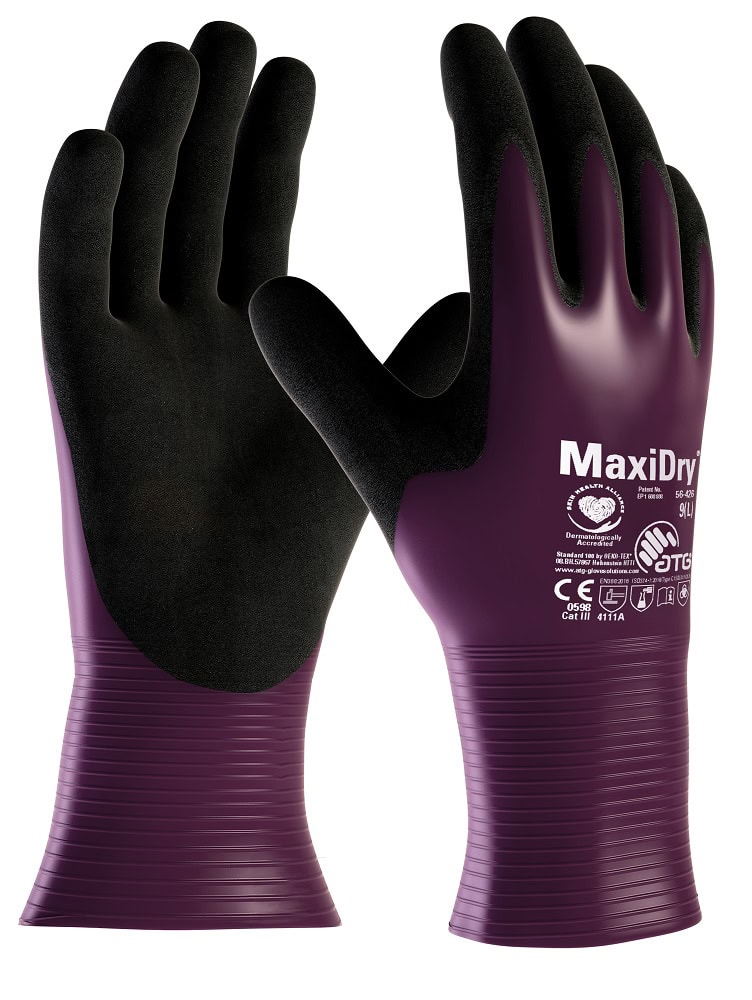 ATG® máčané rukavice MaxiDry® 56-426