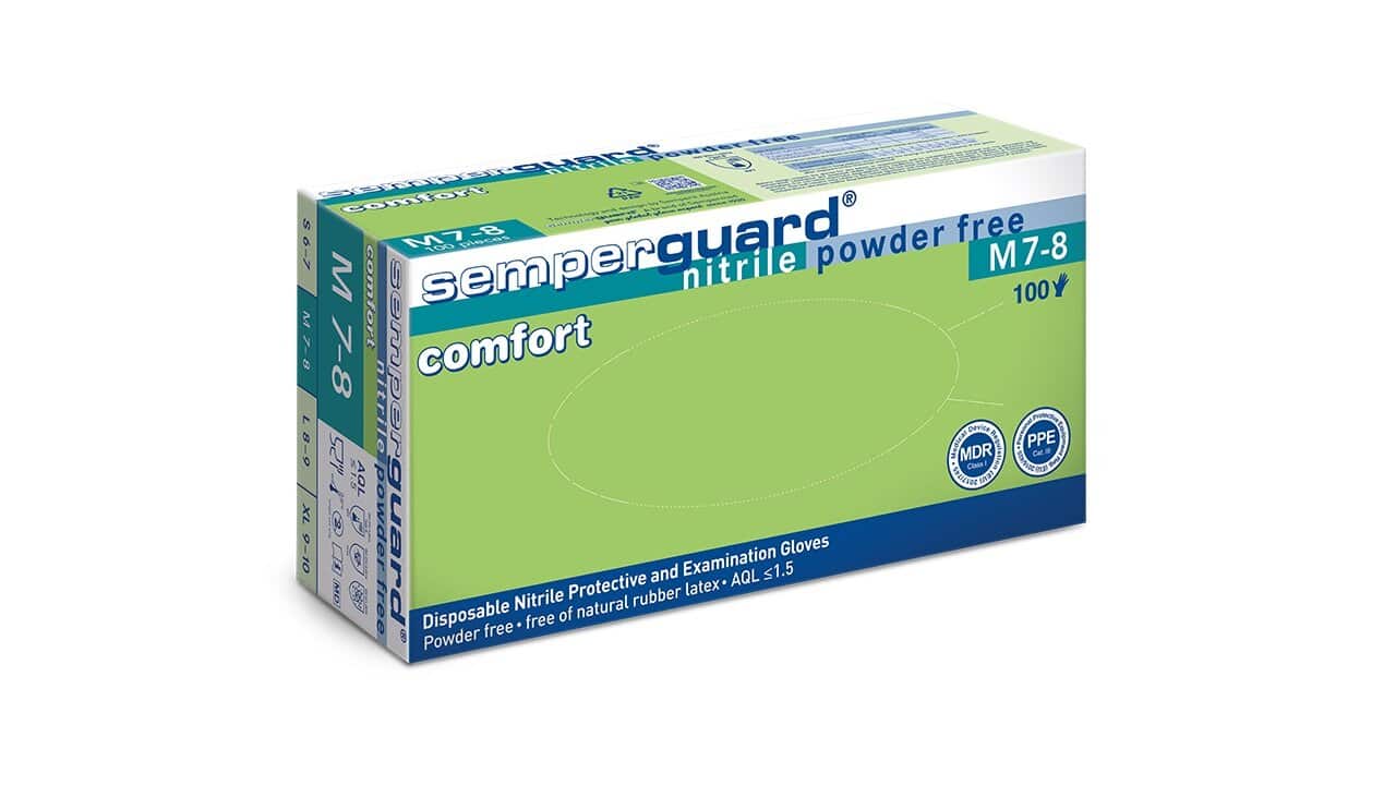 Jednorazové rukavice SEMPERGUARD® Comfort - nepudrované
