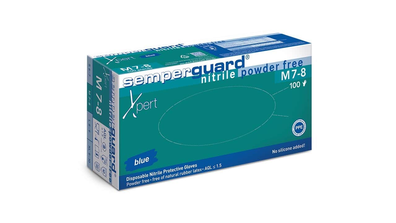 Jednorazové rukavice SEMPERGUARD® XPERT - nepudrované