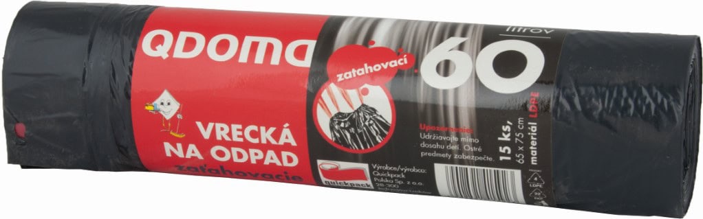 Zaťahovacie vrecia na odpad
