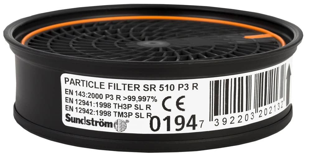 Filter SUNDSTRÖM SR 510 P3 pre polomasky a celotvárové masky