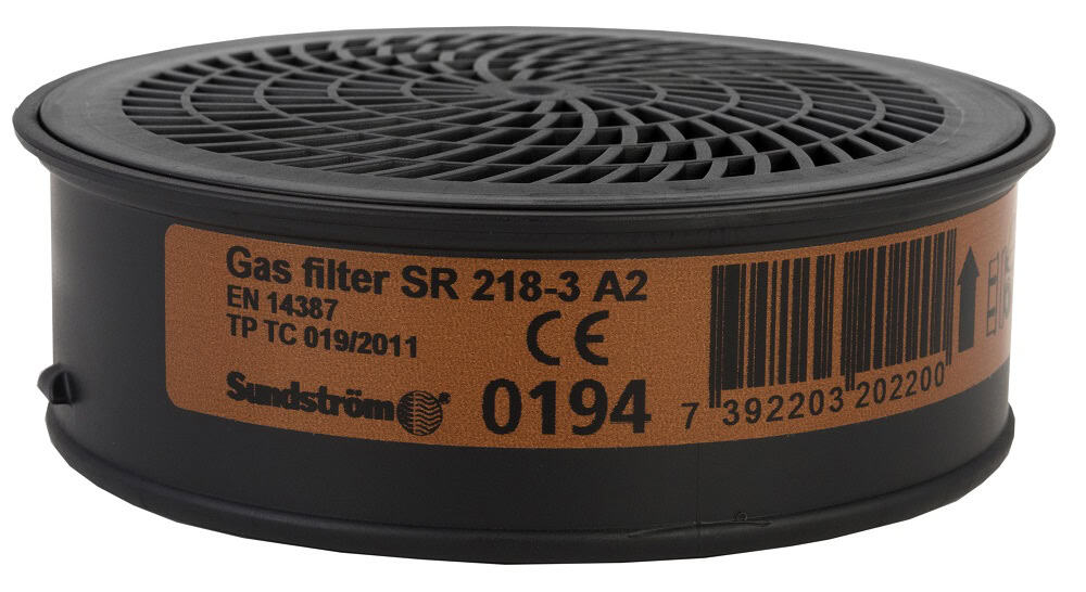 Filter SUNDSTRÖM SR 218-3 A2 - pre polomasky a celotvárové masky