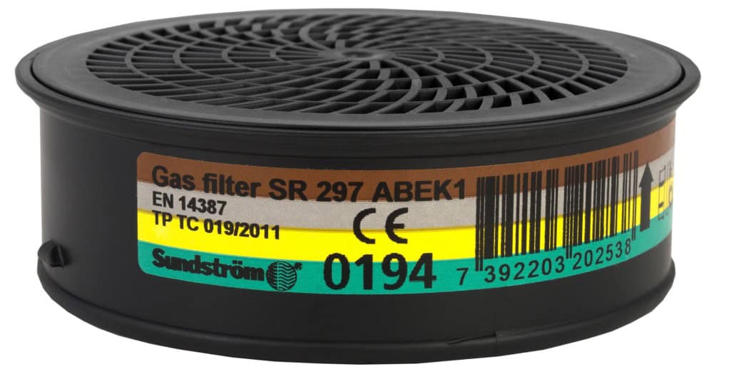 Filter SUNDSTRÖM SR 297 ABEK1 - pre polomasky a celotvárové masky