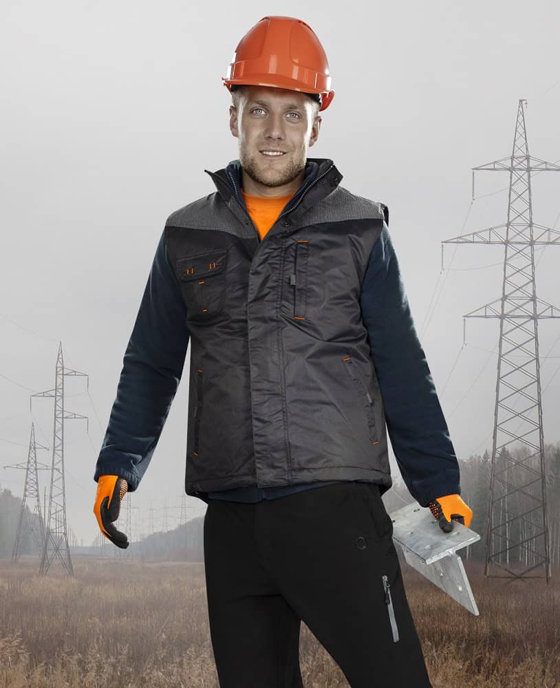 ARDON®BEN zimná vesta pánska čierna