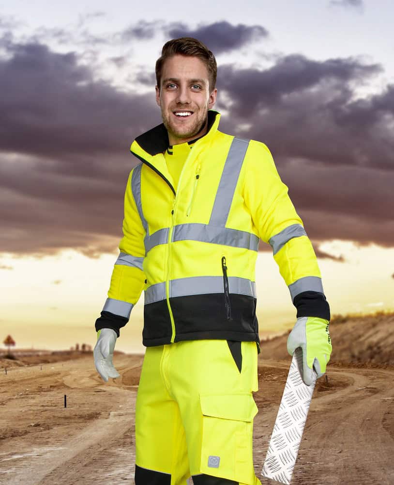 Mikina flísová Hi-Vis ARDON®IGNAL žltá