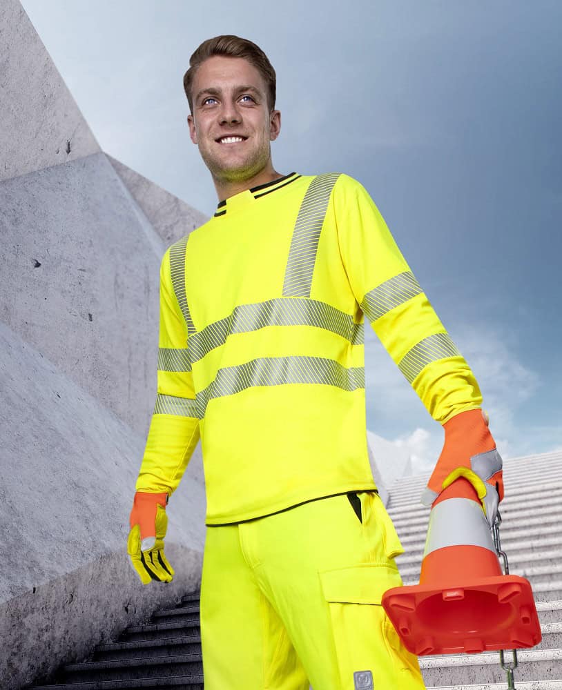Tričko s dlhým rukávom ARDON®IGNAL Hi-Vis žlté