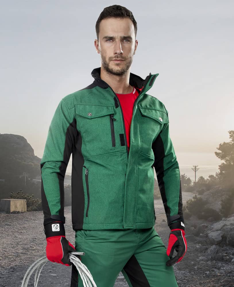 ARDON®PRE100 soft. bunda zeleno-čierna